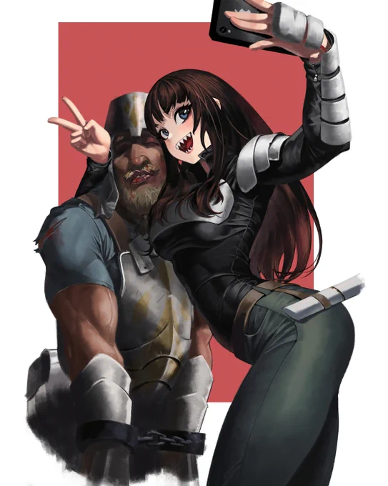 My old(2020) and new(2024) kenshi work