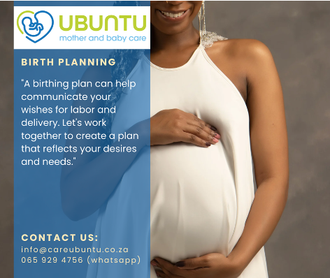 Creating a birthing plan #BirthPlan #PersonalizedCare #UbuntuCare