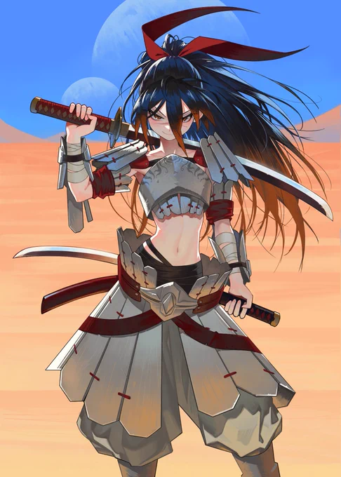 My old(2020) and new(2024) kenshi work