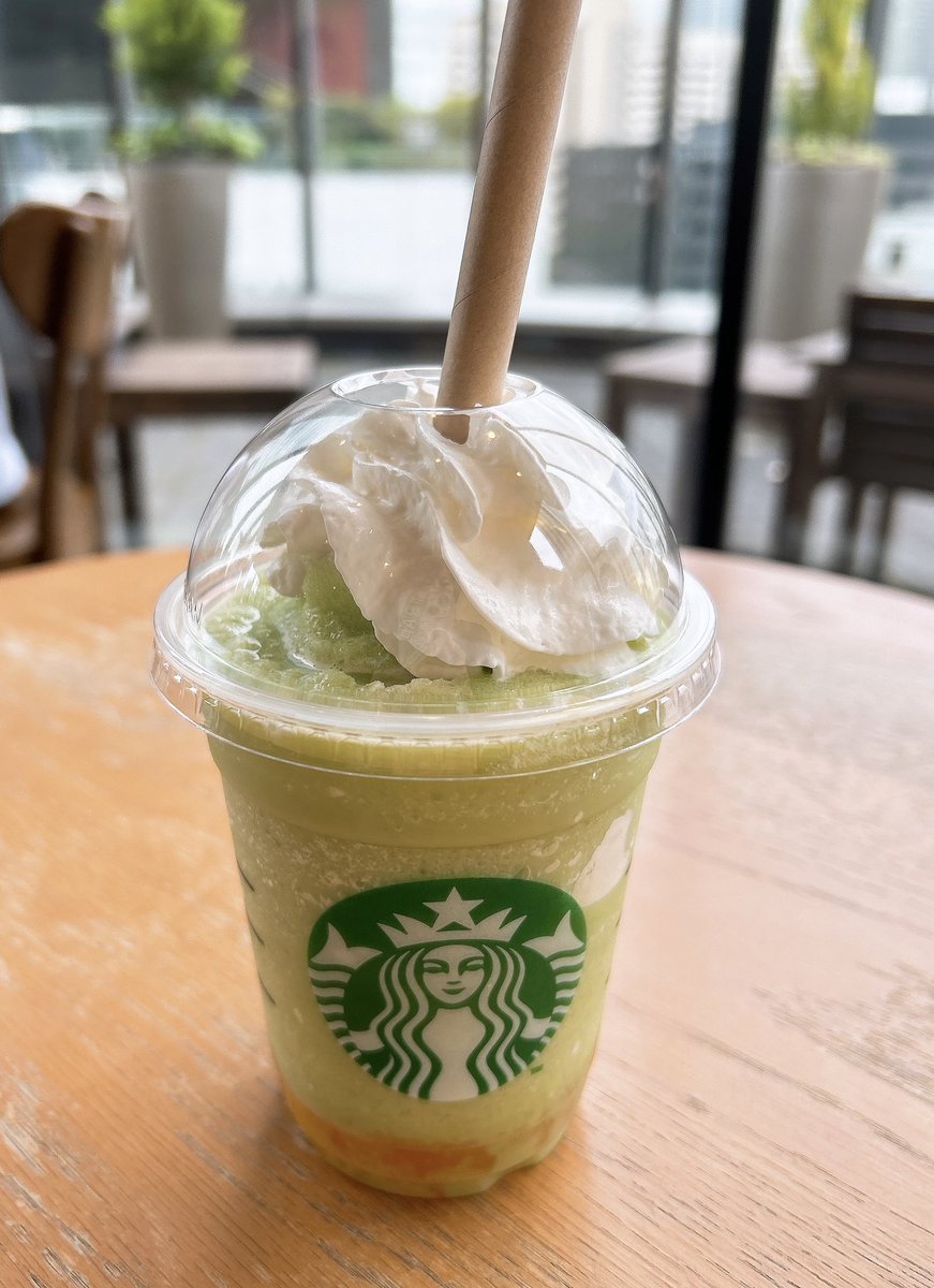 今日の私のお昼ごはん🍈ww
#スターバックス
#メロンフラペチーノ