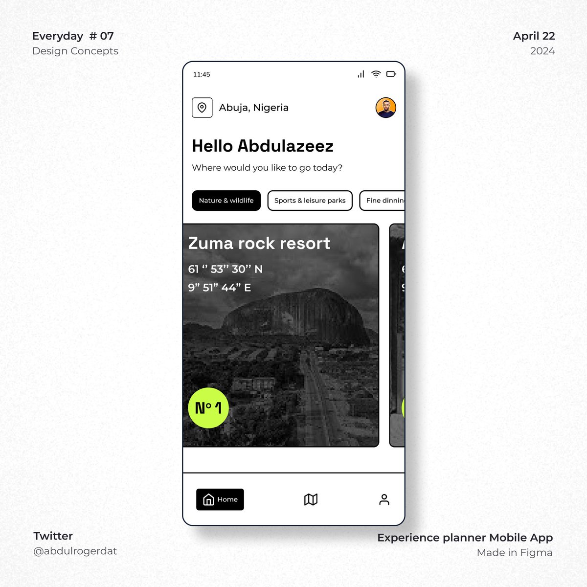 abdulrogerdat's tweet photo. Day 7
Experience planner mobile app
#everydaydesignchallenge 
#uiuxdesign https://t.co/RTIhAcLwgY