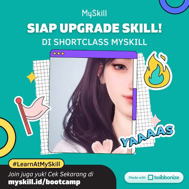 itspetuniaaa1's tweet photo. Hi, I’m Nina, dan aku ikutan Short Class, sebuah program kelas gratis dari @myskill.id. Kelas ini menyediakan banyak topik-topik pilihan seperti Digital Marketing, Microsoft Excel, Data Analysis, UI/UX Design dan masih banyak lagi. https://t.co/8ZgIC0TjPG