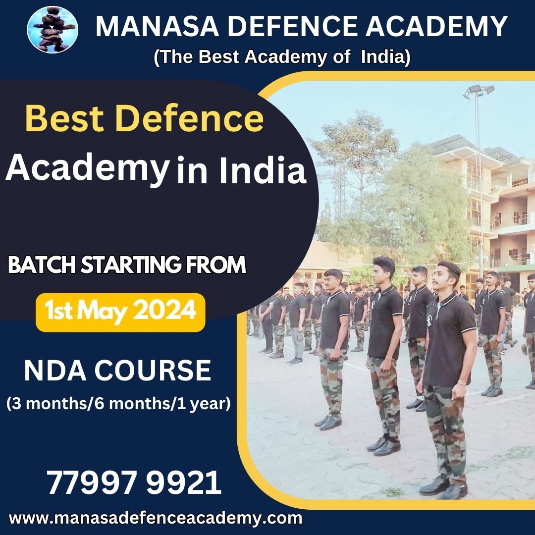 BEST DEFENCE ACADEMY IN INDIA#defenceacademy#trending#viral#topdefenceacademy
Manasa Defence Academy is the best defence academy in India! Our academy is known for providing the highest quality training to students who aspire to join the armed forces. 
call:77997 99221