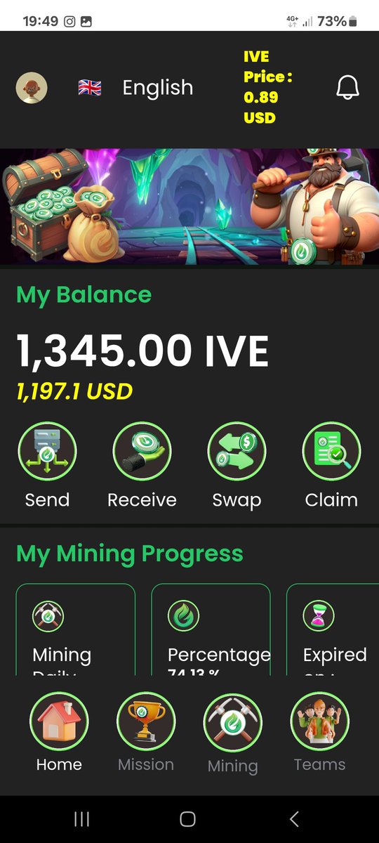 #IVENetwork 
don't be to late‼️

🪂 Revive 1 IVE = $0.89 Airdrop 🤑

🔥 from zero to over $ 1.000 in just 2 weeks ✅️

🚨 Don't Skip 🚨
🚨 Don't Miss 🚨

->  revive.global   <-

only with referal:
🗣crypto68

🙏🏿thank you for your like and follow 🫶