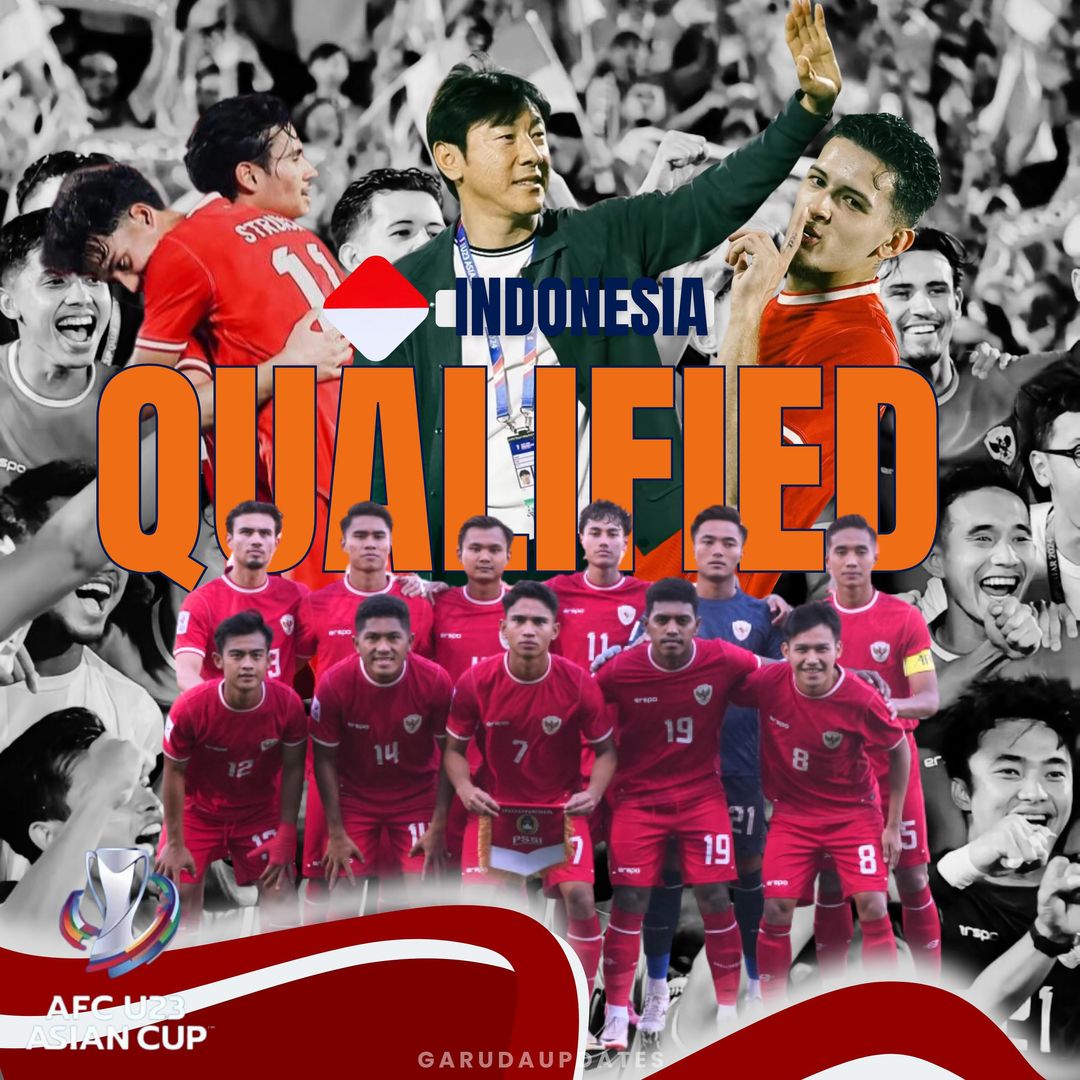 Sejarah Baru tercipta hari ini🔥🫡
Indonesia bisa lolos ke perempat final AFC u23 Asian Cup🇮🇩
#TimnasDay
#TimnasIndonesia
Jgan lupa tetap Saling GB 
Rapid growth recently @SenderLabs