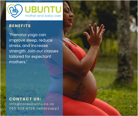 The power of prenatal yoga.  #YogaBenefits #HealthyPregnancy #UbuntuCare