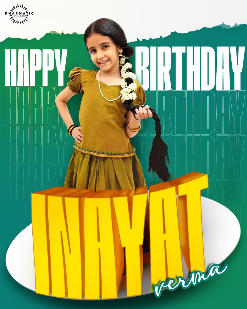 The one who left an indelible mark on everyone’s hearts as ‘Mini’!💖 Wishing you a very happy birthday #InayatVerma, young superstar!✨