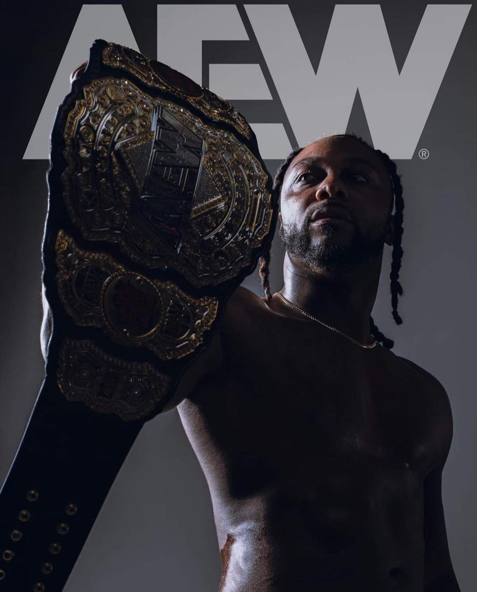Congratulations to #swervestrickland for defeating #samoejoe to become #aew first #africanamerican champion 🏆