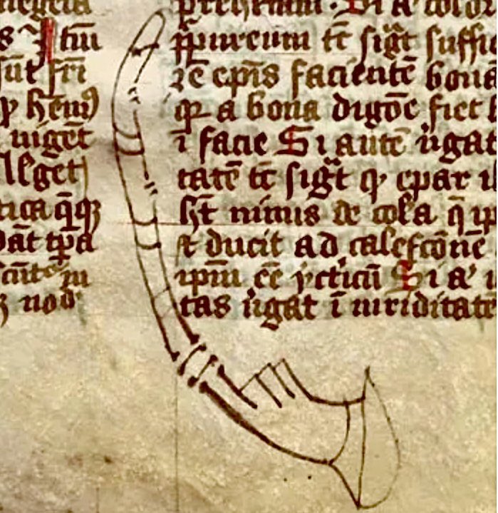 ‘The Super Extender’, for when you just have to make your point — University of Cambridge, Gonville and Caius College, MS 609/340, fol. 5v
