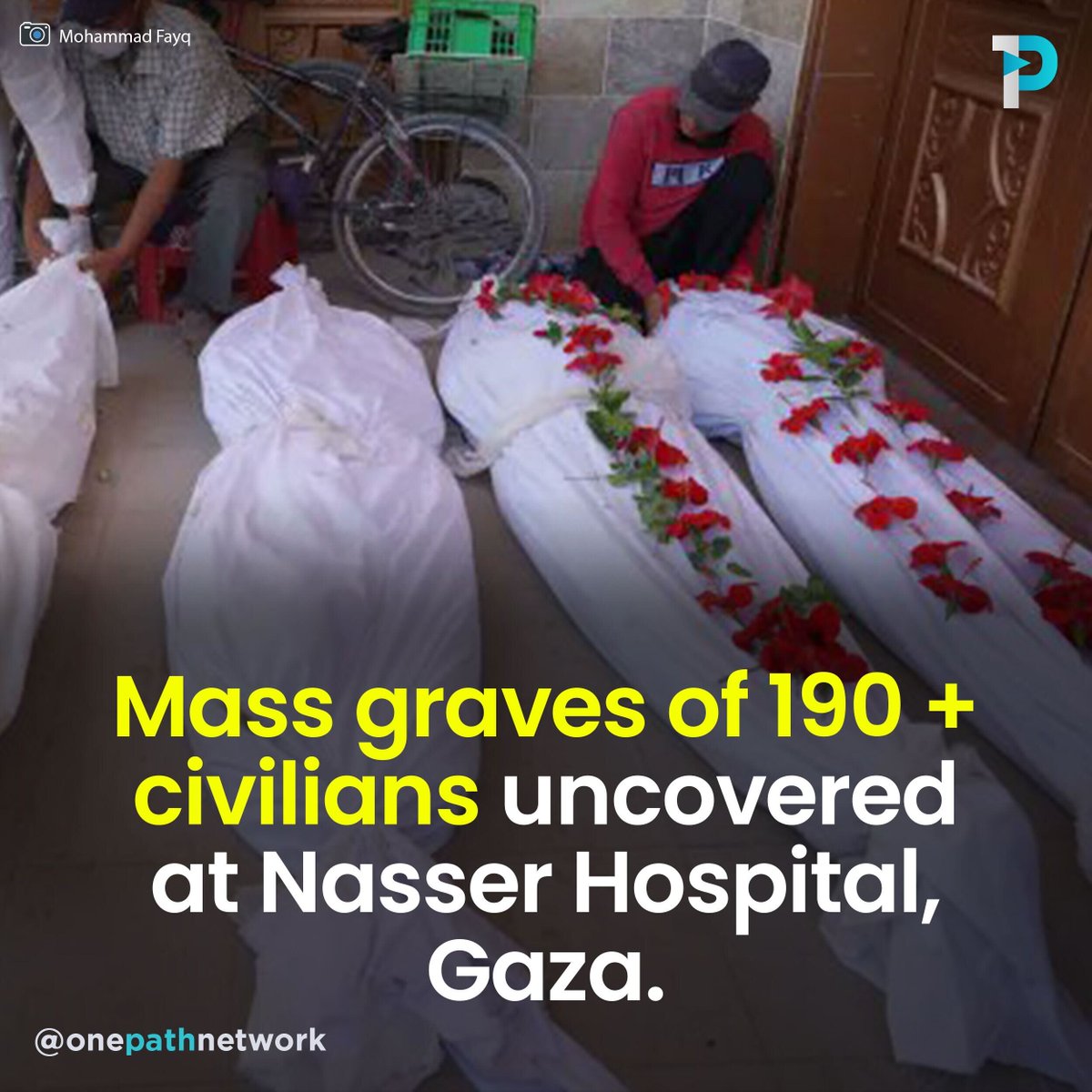 🚨🇮🇱 Now that Israeli forces are withdrawing troops, mass graves are turning up all over Gaza 📌Mass graves in Nasser Hospital. 190 + bodies being uncovered 📌Mass graves at Al Shifa Hospital 700 people executed, usually with arms tied behind their backs 📌We make dua that…
