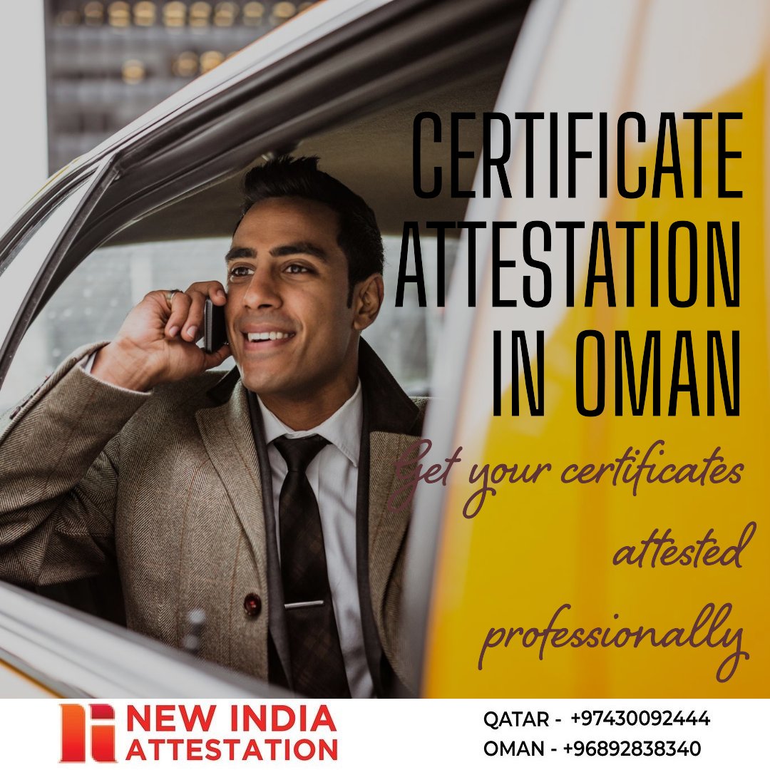 👉Need #CertificateAttestationInOman for your Indian documents? New India Attestation can help! We handle educational certificates, marriage certificates & more. Fast, reliable & affordable service. Get a free quote today!  #Oman #Visa #Education #WorkPermit