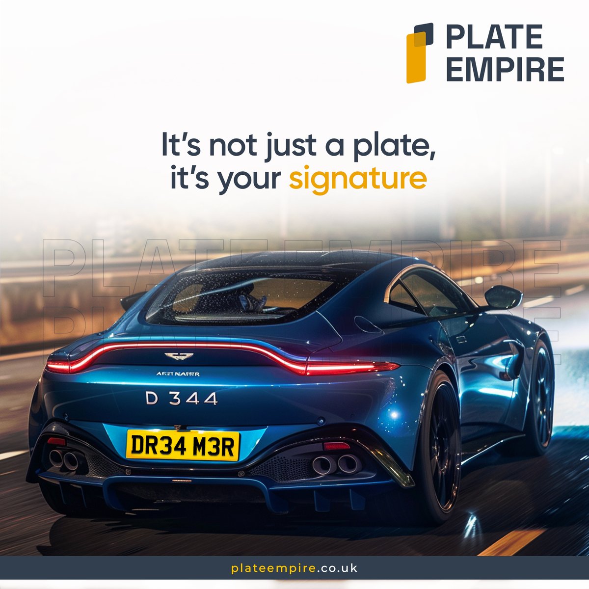 Make it memorable, make it yours. It's not just a plate, it's your signature ride! Drive with distinction!

#plateempire #customplates #rideinstyle #uniqueplates #carsofinstagram #ukplates #ukplateshop #platesuk #carshow #carstagram #customizedplate #samedaydispatch