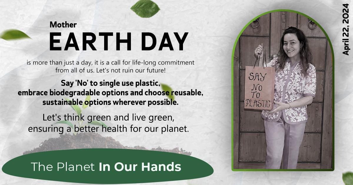 insan_honey's tweet photo. Serene, beautiful, pristine - our Earth, our home,
But plastic has invaded deeply, eroding its core,
Disrupting health and life, there are desperate cries,
As air, soil & water get polluted, under these very skies,
Choose reusable bags, reduce waste, save our planet, let's not wait,
Free the earth from plastic grip, create a future, clean and safe.

#EarthDay #EarthDay2024 #PlanetvsPlastics #EndPlastics
