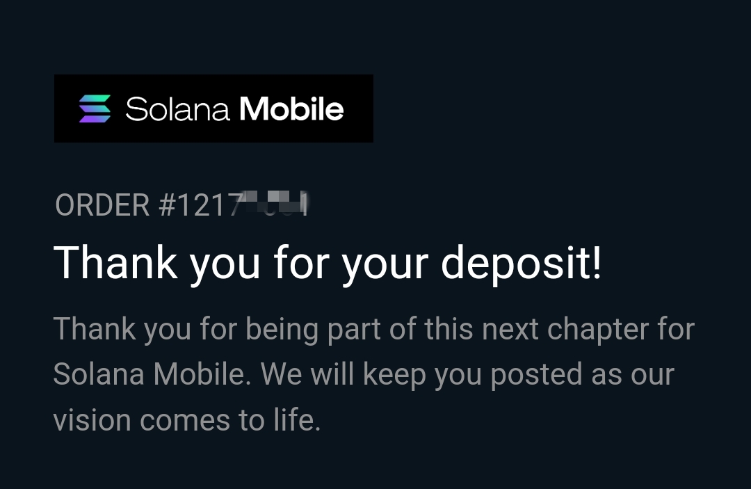 After some savings finally ordered my @solanamobile Feeling degennn💪