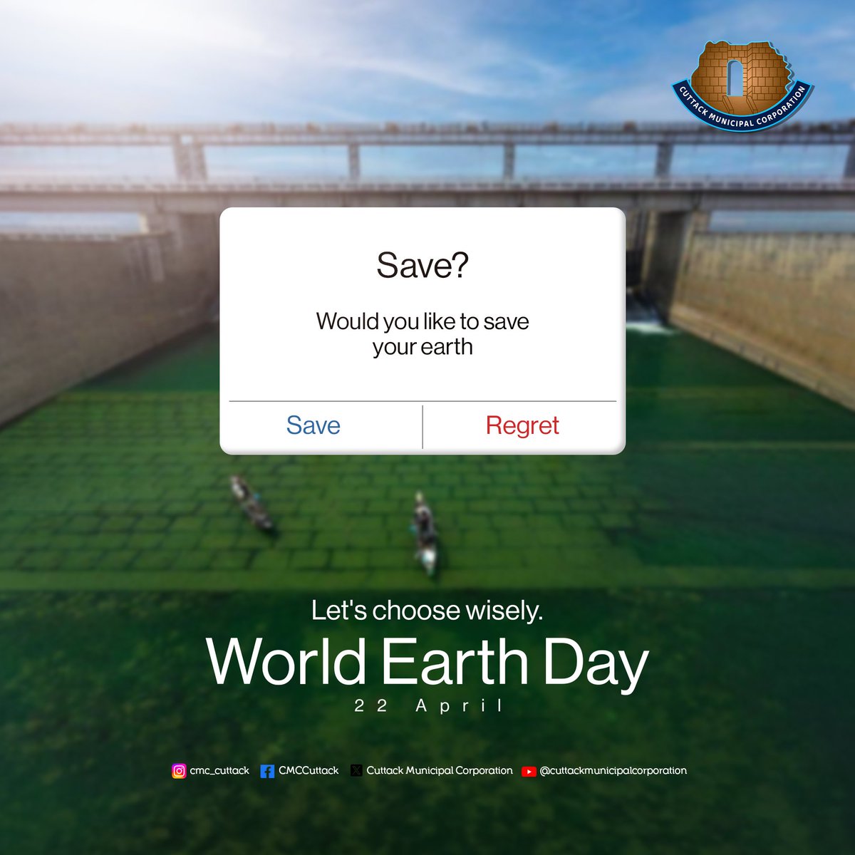 Happy World Earth Day🌍 #cmc #mocuttack #WorldEarthDay2024