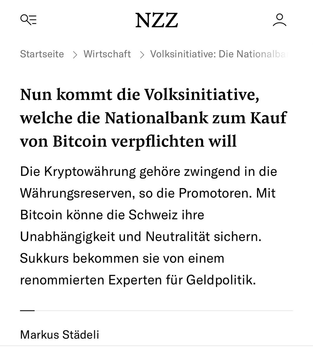 dani_graf's tweet photo. #Bitcoin-Banking: Eine Volksinitiative ist in Vorbereitung, welche die Nationalbank zum Kauf von Bitcoin verpflichten will. Das dürfte spannend werden. https://t.co/3SeHwmrUSu @NZZ https://t.co/4bZoVF0NfL