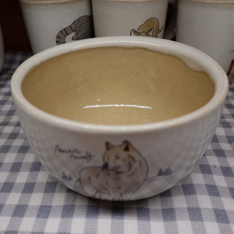 Nas_anikinShop's tweet photo. 🍀🍀🍀【再入荷】🍀🍀🍀
益子焼シリーズの器に白色復活再入荷しました。
小どんぶり マヌルネコ&amp;スナネコ&amp;ホッキョクオオカミ
H約72mm-W約124mm
NETSHOP➡️ https://t.co/kVIVVWTKK7 https://t.co/HJ6ZgouQ47
