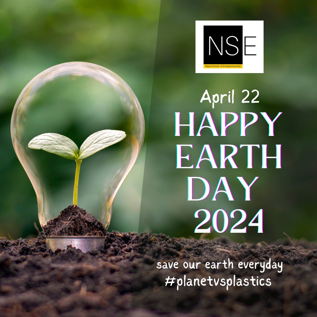 nse_np's tweet photo. April 22 
Happy Earth Day 2024 🌍 🌳🌴🍃💚🇳🇵

#EarthDay2024
#sustainability
#agreentransitioninitiative
#Nepal
#GoGreen https://t.co/c41g3aGZY1