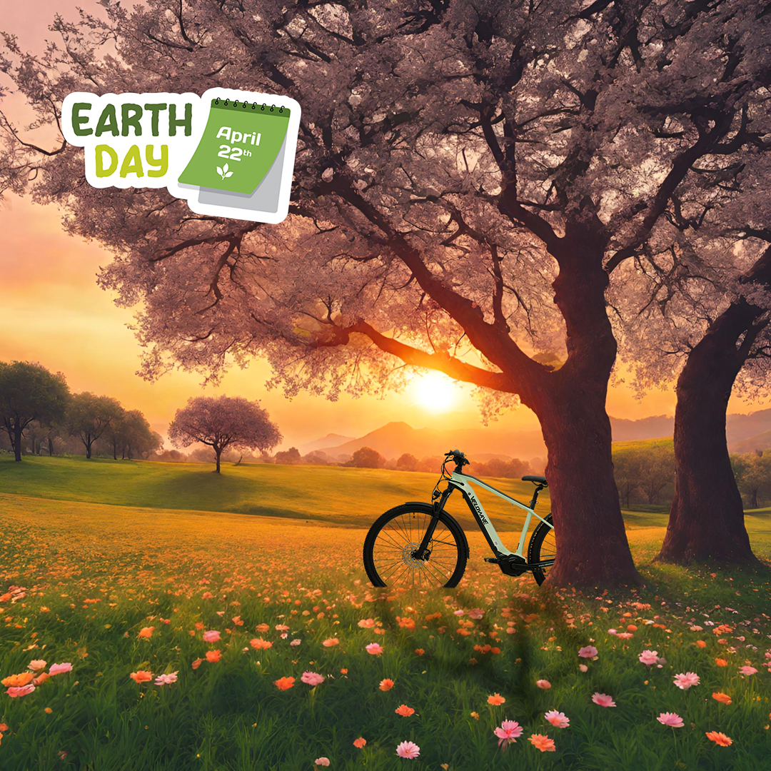 Every day is Earth Day when you’re on two wheels 🌍🚲 
Let’s take the route to a greener planet one ride at a time 🍃
Everyone can play a part in the earth's care — pedal the change! 
#earthday #savetheearth #gogreen #ebike #Velowave