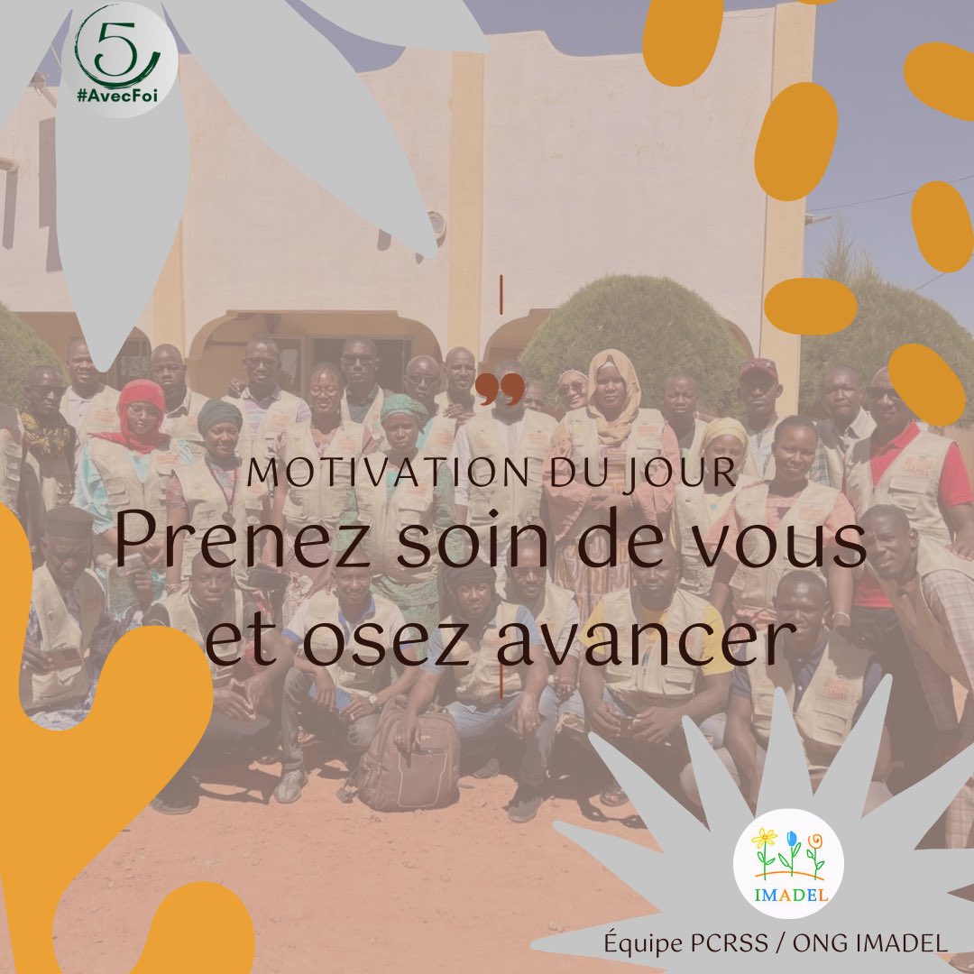 CinqMuhammad's tweet image. Bon début de semaine. 🙏 

Restons engagés. #AvecFoi #IMADEL #PCRSS