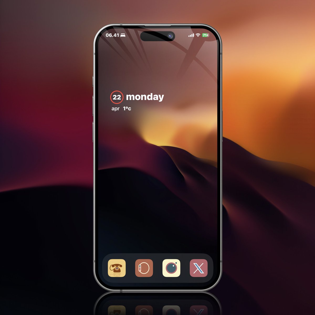 Simple take on iOS 

#ios1741 #iphone12pm #nojailbreak #widgy #MockupM 

• wallpaper @SeanKly #M 
• icons @MyLoveJewels #r3tr0 
• widgy widget @Zooropalg 
• template @SeanKly #M