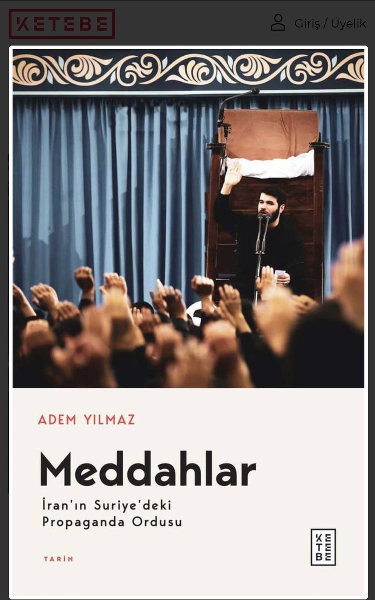 Haberi görünce Adem Yılmaz'ın 'Meddahlar' isimli, önemli, özgün eserini hatırlatayım istedim ilgilisi için.. Liderleri bile meddah olan sonsuz retorik ülkesi. İran Mugâlata Cumhuriyeti