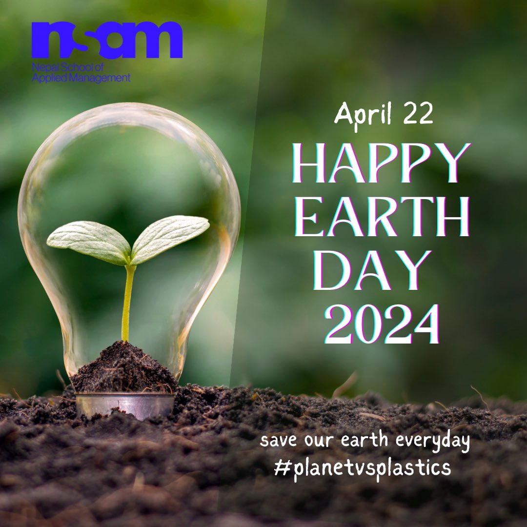 nsamnepal's tweet photo. April 22 
Happy Earth Day 2024 🌍 🌳🌴🍃💚🇳🇵

#EarthDay2024
#sustainability
#agreentransitioninitiative
#Nepal
#GoGreen https://t.co/vqP4cCWXaX