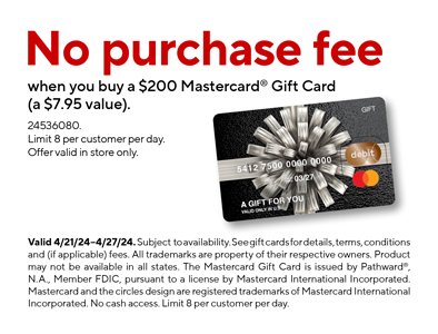 Staples offers free-fee Master gift cards from Sunday, 4/21- Saturday 4/27, 2024. ↘⏬
-Limit of 8 per customer per day. 
Let me know if it works🕜

#staples #store #monthly #milesandpoints #pointsandmiles #mastercards #deals #limitedoffer
#gifts #april2024