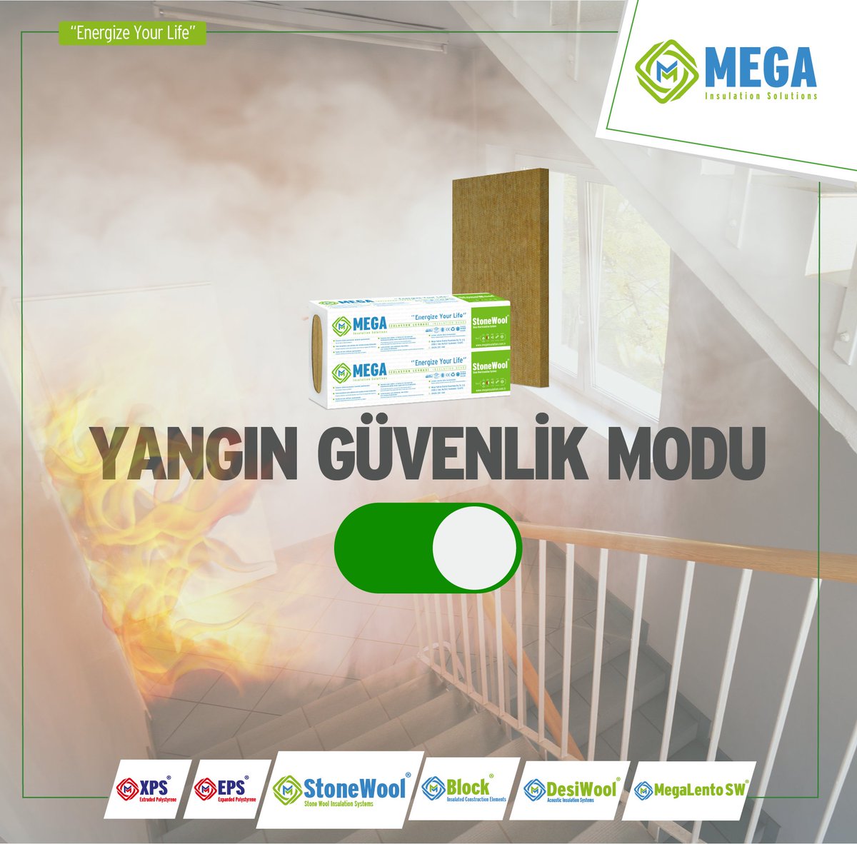 MEGA StoneWool ile yapılarınız yangına karşı güvende olsun.

| info@megainsulation.com.tr 
megainsulation.com.tr |

#megainsulationsolutions #mega #sesyalıtım #insulation #solutions