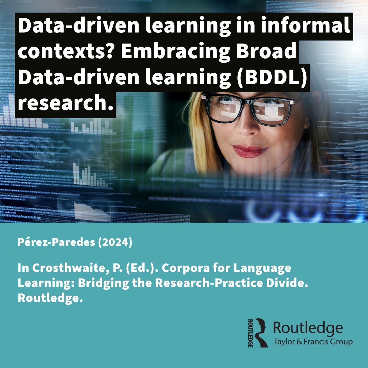 Check out my new chapter on #corpuslinguistics & #languageeducation: Data-driven learning in informal contexts? Embracing broad data-driven learning (BDDL) research.