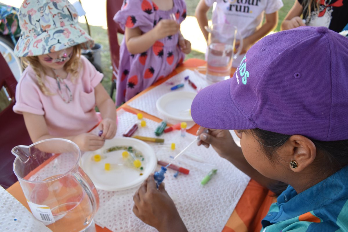 clinikids_au's tweet photo. Our Frangipani Family Day annual event is our opportunity to celebrate the families who engage with our clinical services &amp; research in a safe, relaxed environment.
It was a morning filled with sensory-friendly activities, chillout zone, giant bubbles &amp; sausage sizzle.
Fun times! https://t.co/GKtxLPlCQb