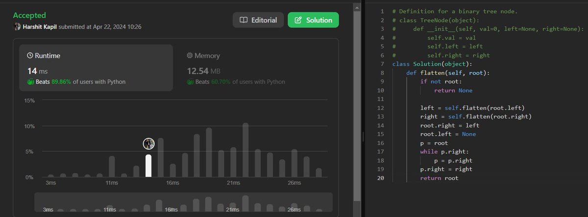 Day 121/150:
Leetcode problem ✅ 
#100daysofcodechallenge #100DaysOfLeetcode