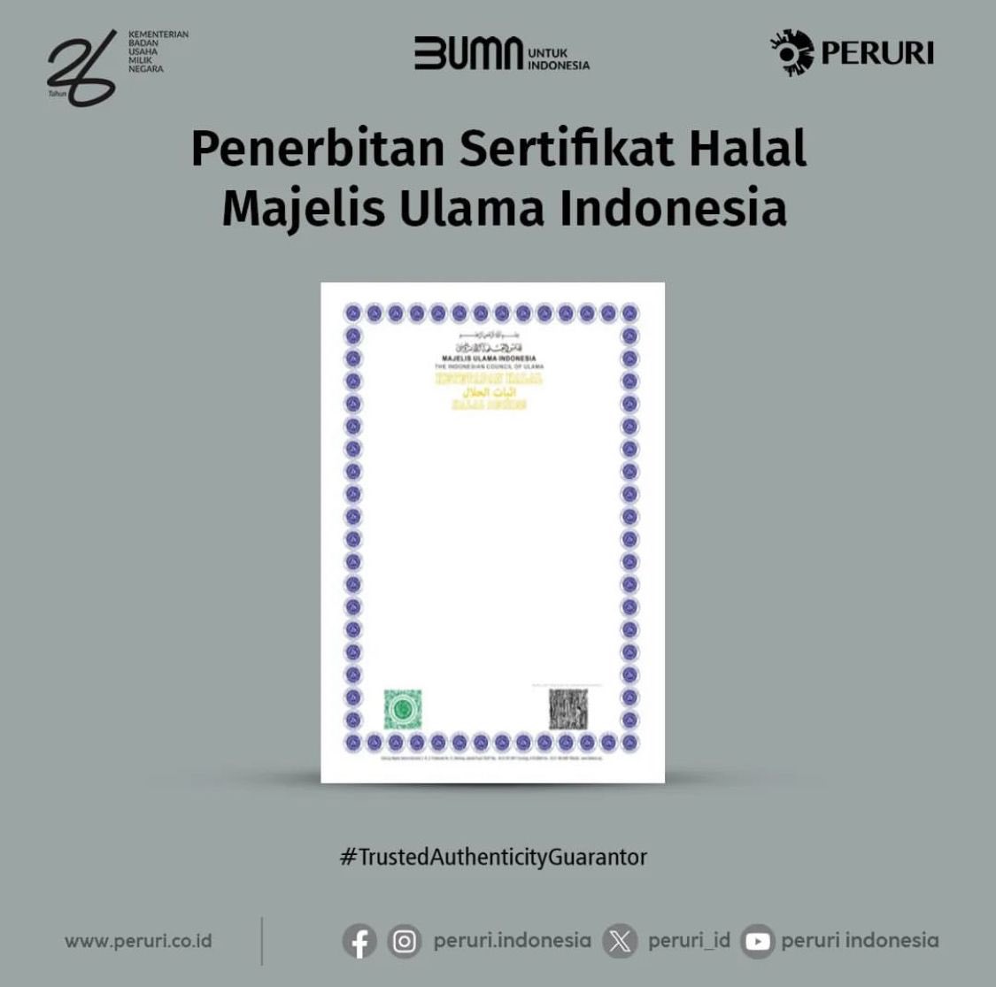 ayudaayudi's tweet photo. Peruri Code adalah kode unik dan serialisasi dari Peruri yang memiliki fitur sekuriti berupa informasi rahasia sebagai media autentikasi dan verifikasi.

#Peruri #Perurindonesia #penjaminkeaslian
#peruripenjaminkeaslian #trustedauthenticityguarantorsince1971 https://t.co/EV16SGmxcR