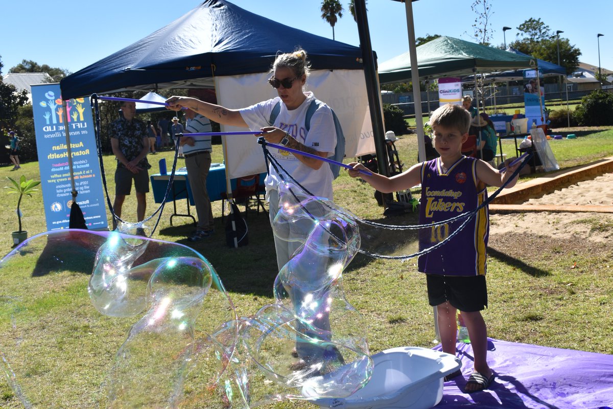 clinikids_au's tweet photo. Our Frangipani Family Day annual event is our opportunity to celebrate the families who engage with our clinical services &amp; research in a safe, relaxed environment.
It was a morning filled with sensory-friendly activities, chillout zone, giant bubbles &amp; sausage sizzle.
Fun times! https://t.co/GKtxLPlCQb