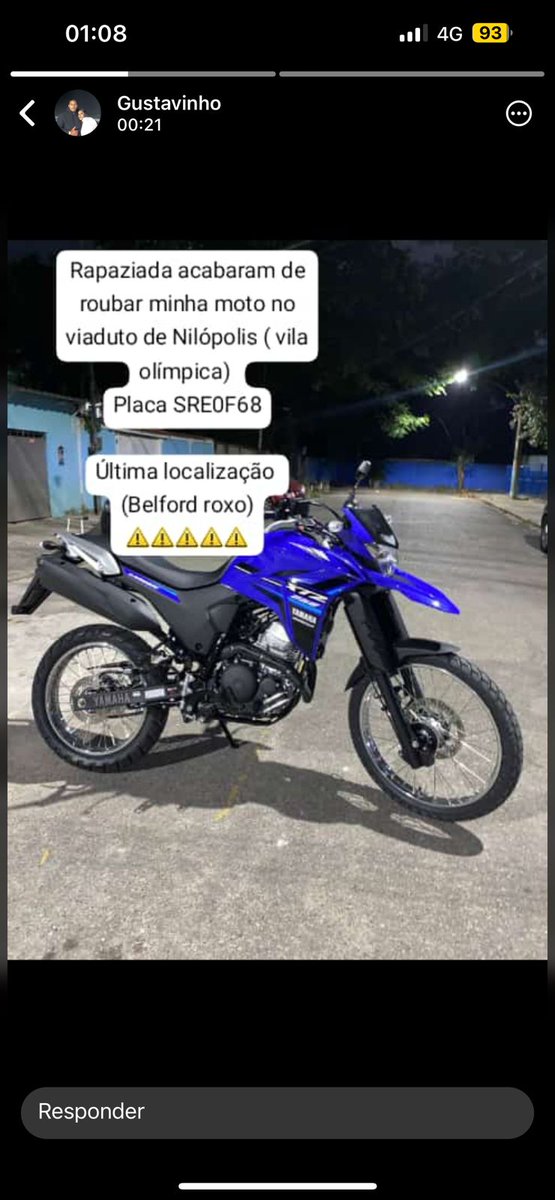 Divulguem aí rapaziada por favor, minha moto é de trabalho!!!😭😭😭😭😭😭🚀