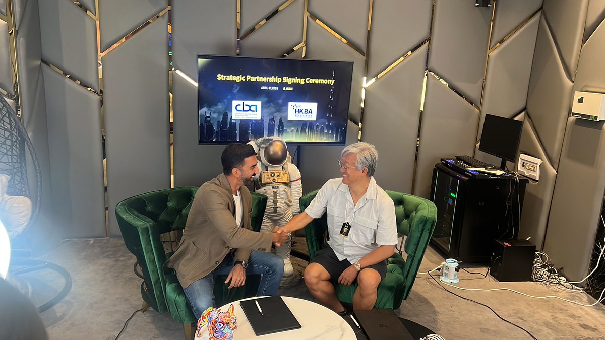 📣Partnership Announcement📣

✨We're thrilled to announce the signing of a Strategic Partnership with <a href="/HKBAclub/">HKBA.club Hong Kong Blockchain Association 香港區塊鏈協會</a> 

✔This collaboration marks a significant step forward for <a href="/meaacba/">MEAACBA</a>, facilitating expanded cooperation and development within the blockchain industry.