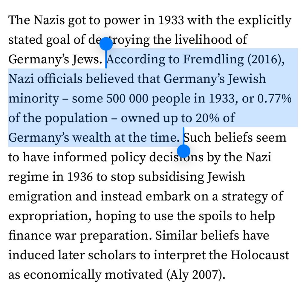 pallavict's tweet photo. H!tler started with surveying how much wealth the Jews had
The rest is history 😢😢
#WealthRedistribution https://t.co/pNo57DEAdr