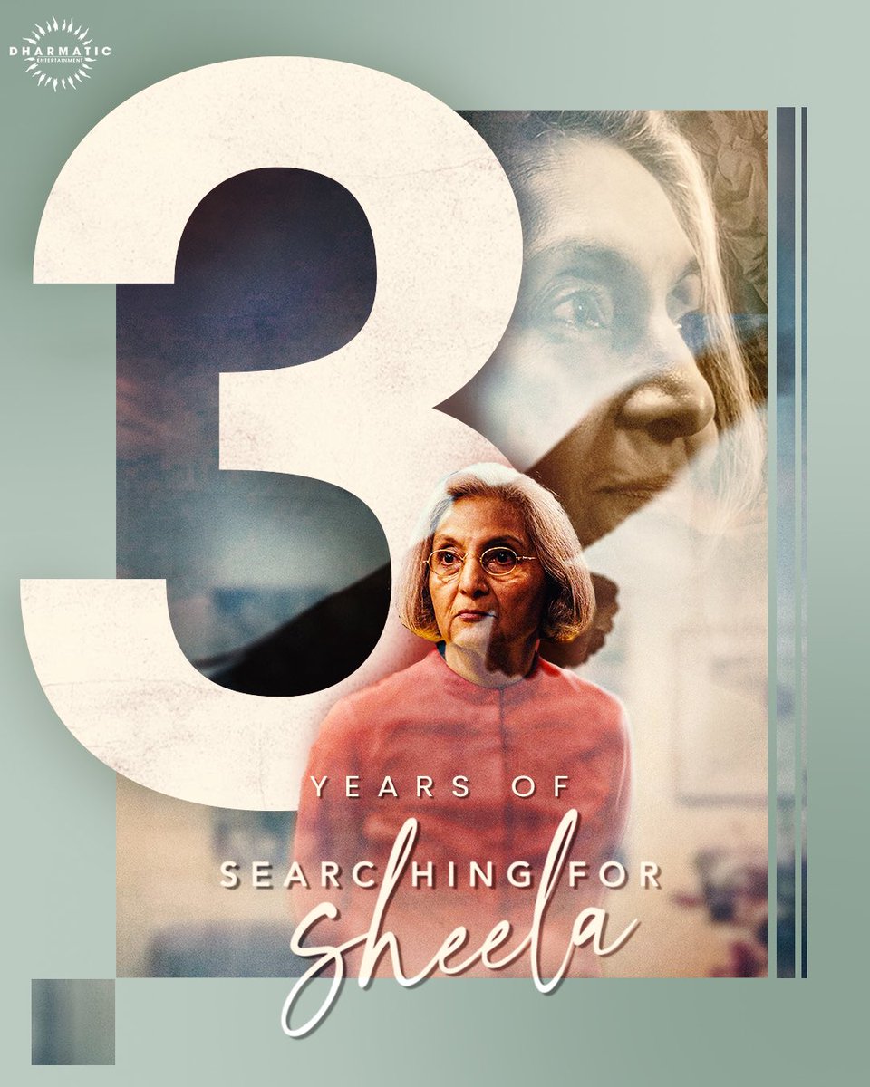 A journey through the intrigue, resilience, and untold secrets!? 📽️ Celebrating #3YearsOfSearchingForSheela #SearchingForSheela