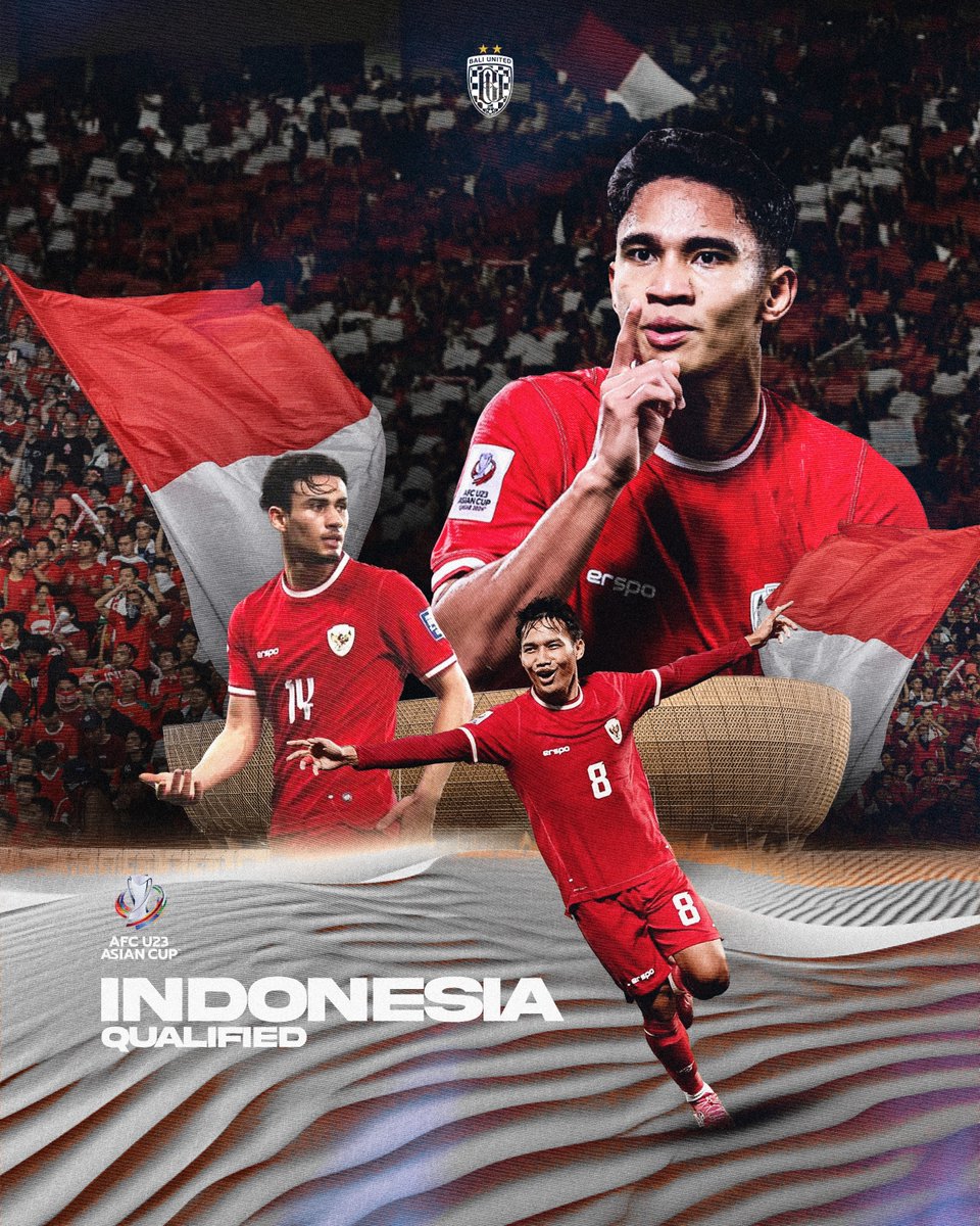 Selamat atas capaian Tim Indonesia U23 di Piala Asia U23✨ #BaliUnited