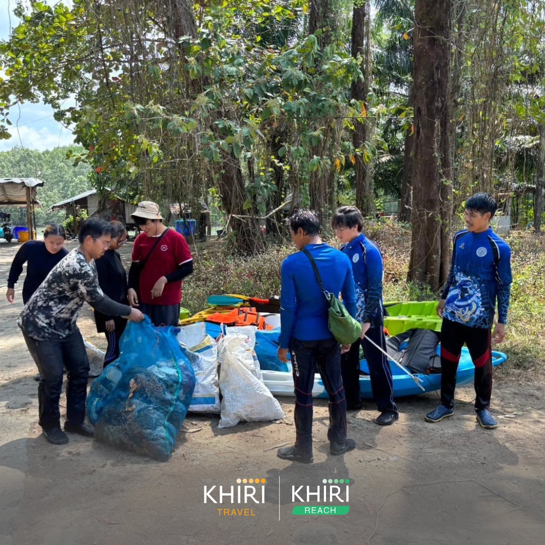 At Khiri Travel, sustainability isn't just talk; it's action. This year's focus is 'Planet vs. Plastics,' highlighting our efforts to reduce plastic waste. We've set up Refill Stations and fund research on plastic debris. Join us this #EarthDay to celebrate a greener Earth! 🌍✨