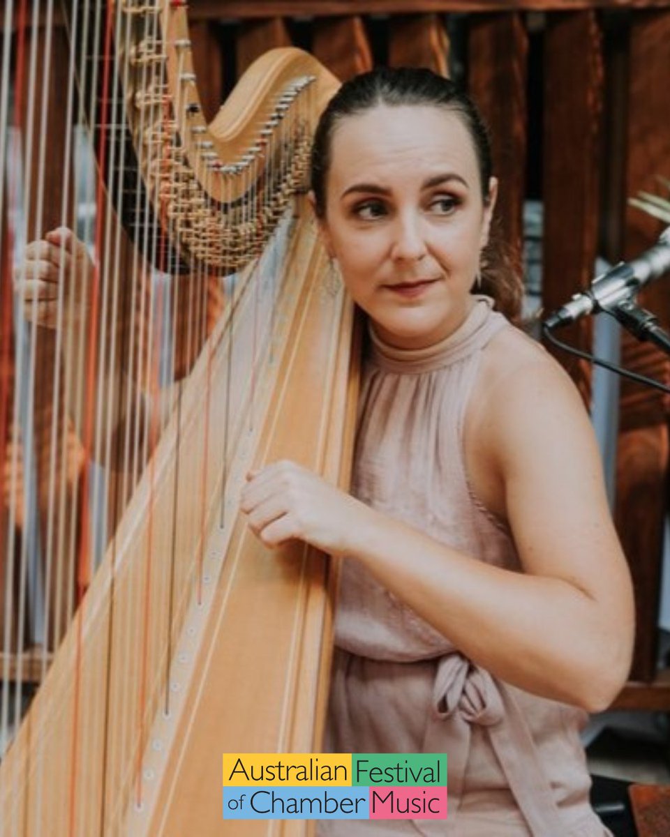 🌴We look forward to welcoming enchanting harpist #LoniFitzpatrick to #AFCM 2024! Loni's career has been one of richness and diversity, and we are looking forward to her performance! afcm.com.au/afcm-2024/2024… 🎫 #chambermusic #soundslikeparadise  #Harp #Harpist #Townsville