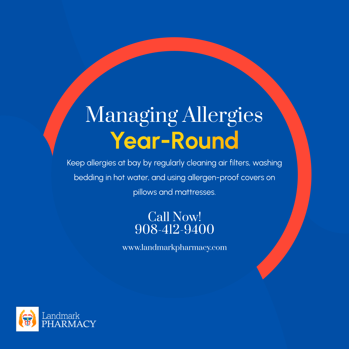 Don't let allergies disrupt your life. Follow these simple tips to minimize allergens and breathe easier all year long. 

#NorthPlainfieldNJ #RetailPharmacy #AllergyTips