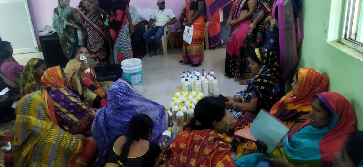 Recently, NCUI Women Field Project, Aska (Odisha) organized a Short-skill Training on Phenyl Making & held a meeting on SHG Formation in Seragada block for more than 50 women participants. #NCUI #NCUI_Projects