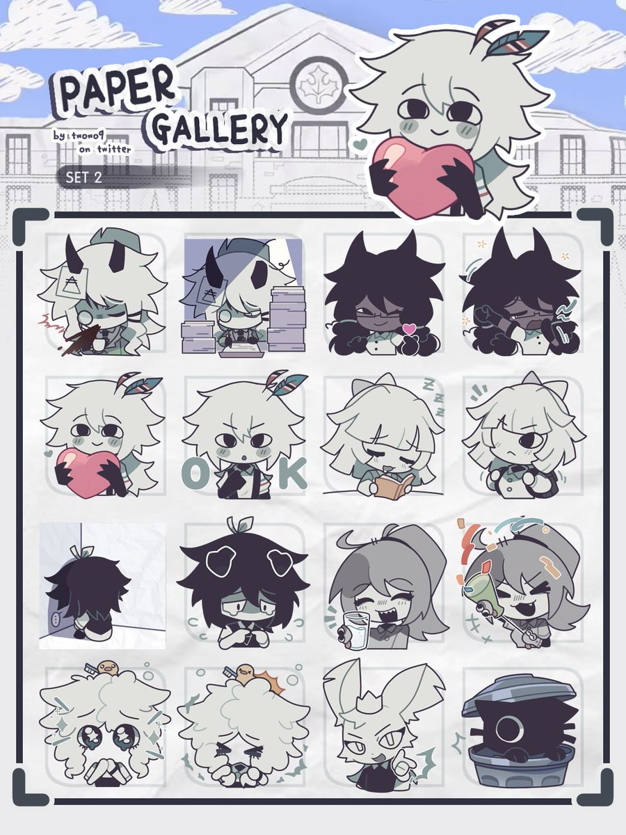 The Paper Gallery: Sticker Set 2 is now online! #fundamentalpapereducation