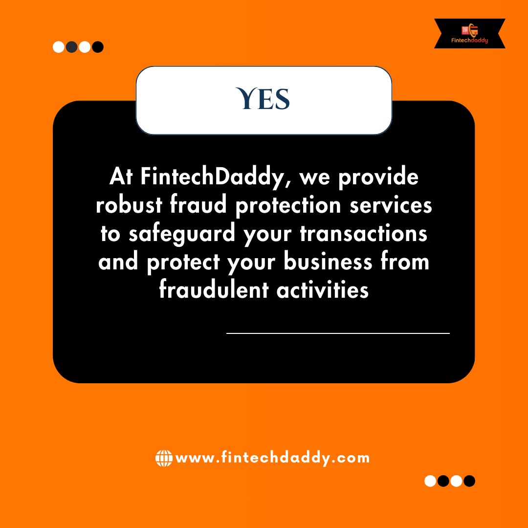 #FintechDaddy provides a high level of security to protect sensitive customer and payment information.
.
.
.
#faq #faqsession #payments #paymentsolutions #fintechdaddy #paymentgateway #protectionservice  #SecureTransactions #FraudPrevention #SafePayments #ProtectYourBusiness