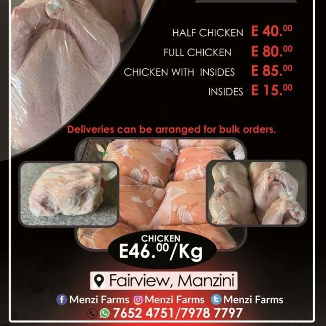 #Tinitwitter Dressed broilers available E80.00 each Manzini Fairview 📞 7652 4751/79787797