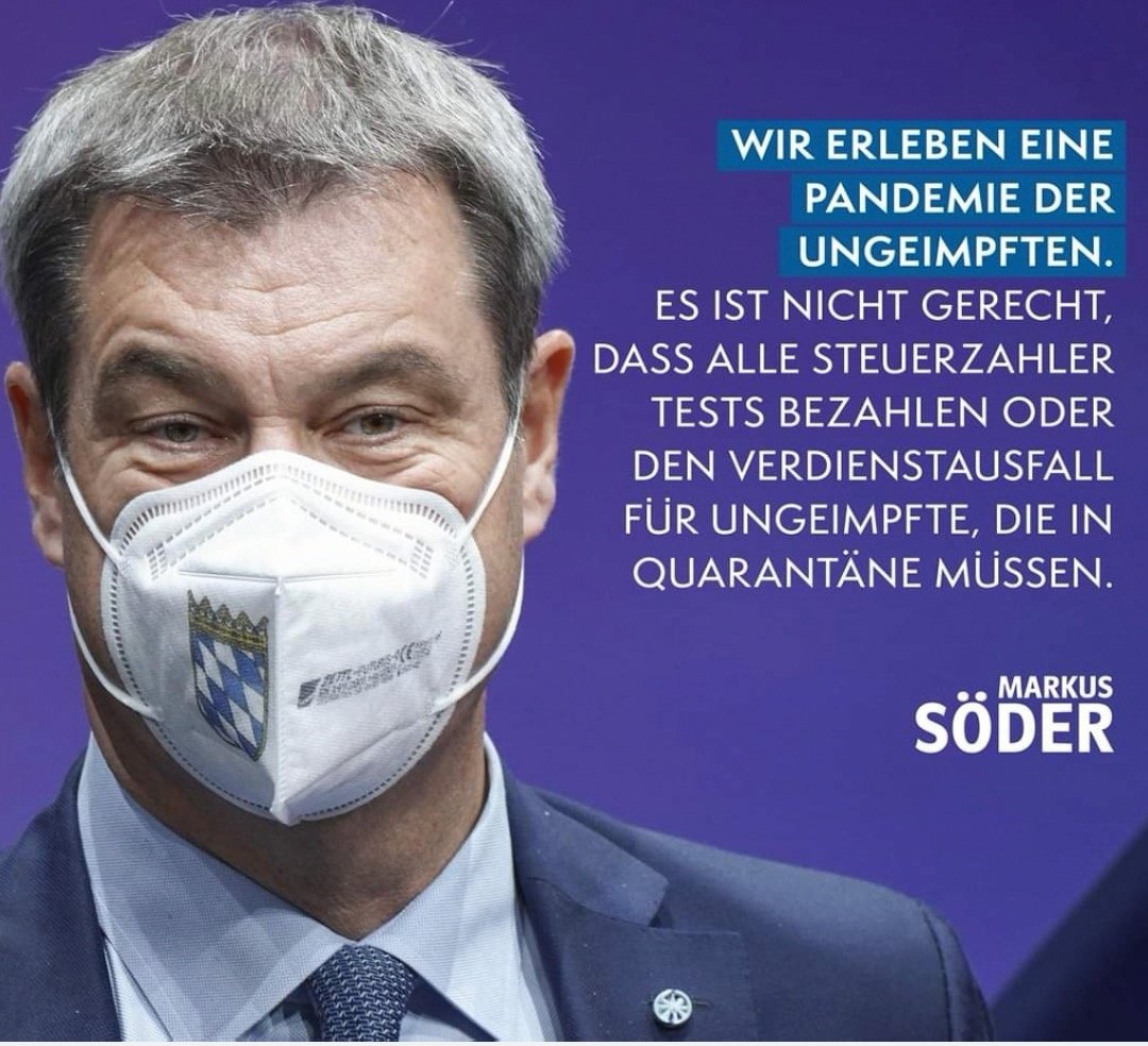 Morgen☕ #Söder will die Akten zu Corona #Maßnahmen nicht offenlegen. Er will was verbergen und wird genau wissen warum. Er meint allen Ernstes, die Maßnahmen seien verhältnismäßig gewesen.. wahrscheinlich wie seine Hetze gegen Ungeimpfte. #wirvergessennicht