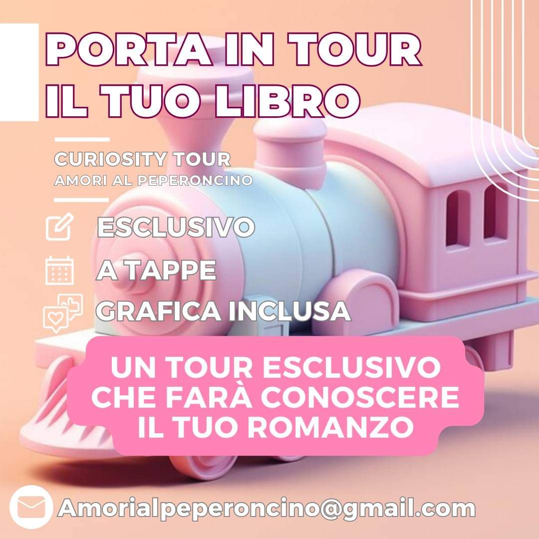 Hai già provato questa nuova ed esclusiva idea targata Agenzia di Servizi Editoriali Amori al Peperoncino 🥳
Il Curiosity Tour ti attende, sei pronta? ❤️
Ti aspettiamo!
Contattaci in privato o scrivi una mail a amorialpeperoncino@gmail.com