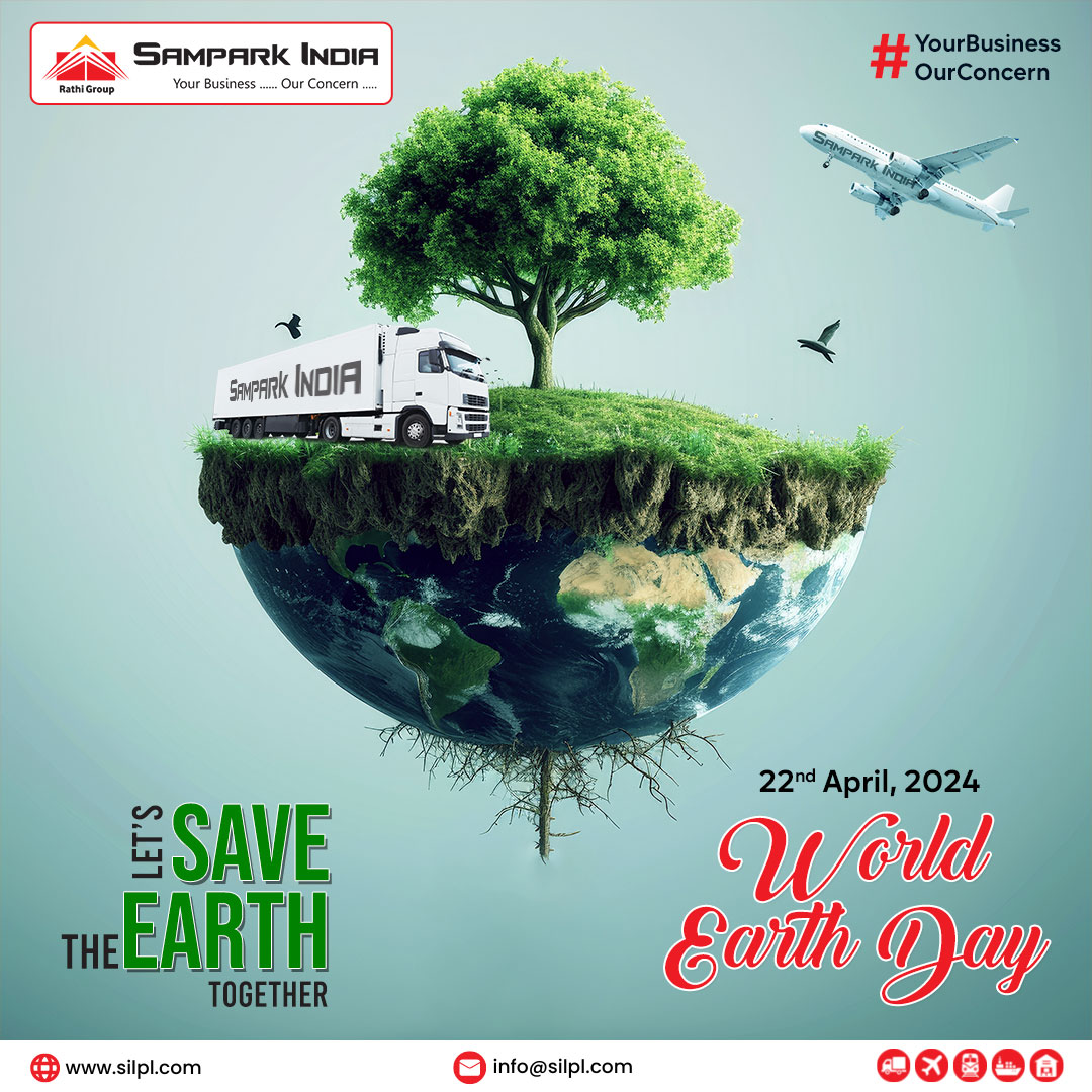 Today, let's take a moment to appreciate the wonders of #nature & adopt eco-friendly practices in our daily lives to protect & preserve our precious planet. 

#EarthDay #ProtectOurPlanet #Sustainability #biodiversity #logistics #samparkindialogistics #rathigroup #vocalforlocal