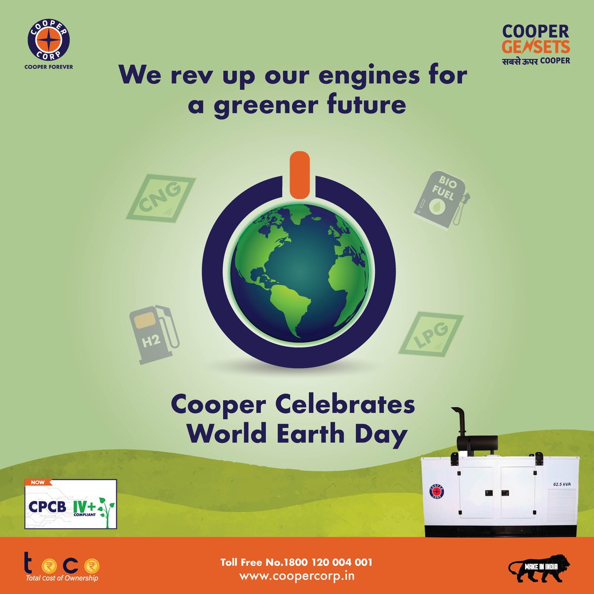 #worldearthday 
#sabseoopercooper 
#greenerfuture